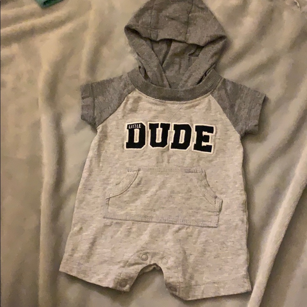 Baby romper “little dude”